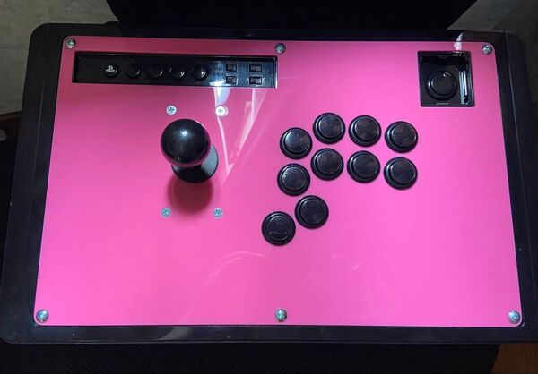 アーケードコントローラー 右手24mm仕様 カスタム【PS4.PS5.PC対応】ボタン増設 アケコン レバー