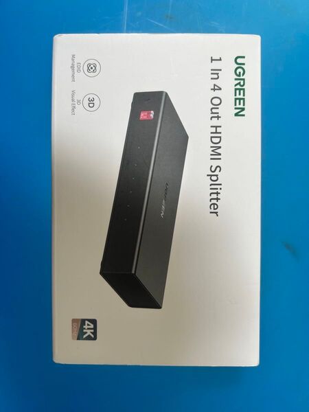 UGREEN 1入力4出力HDMIスプリッター 4K 3D EDID