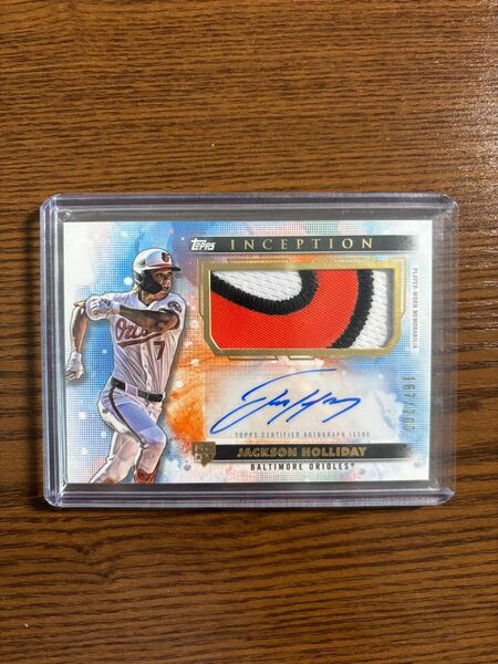 2024 Topps Inception Jackson Holliday Auto Jersey