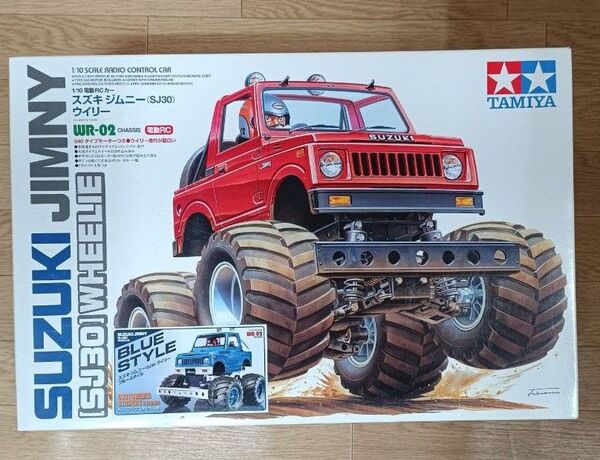 希少絶版品!1/10RC スズキ ジムニー (SJ30) ウイリー ブルースタイル