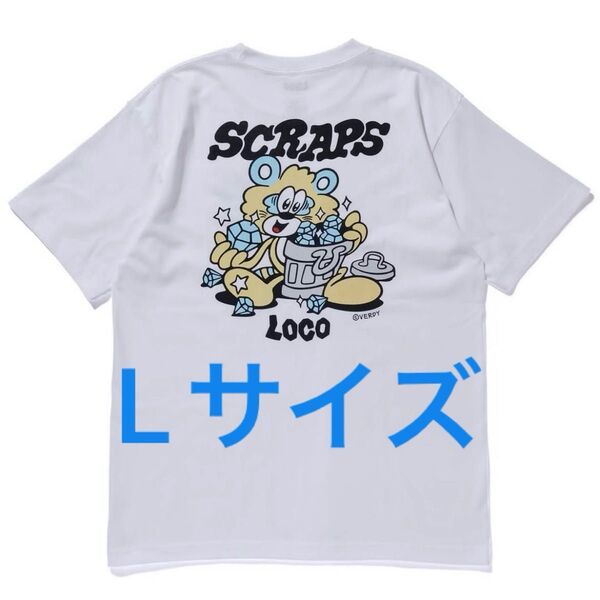 【Lサイズ・白】VERDY x Loco Scraps Tee "White" Tシャツ