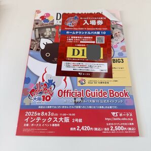 ボークス ホームタウンドルパ 大阪10 入場券 公式ガイドブック ワンオフ券切り抜きあり