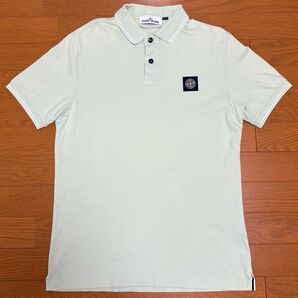Stone Island スリムフィットポロシャツ ライトグリーン