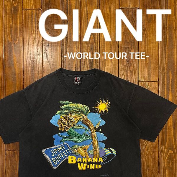 激レア USA製 Jimmy Buffett 1996 ツアーT giant Tシャツ ビンテージ