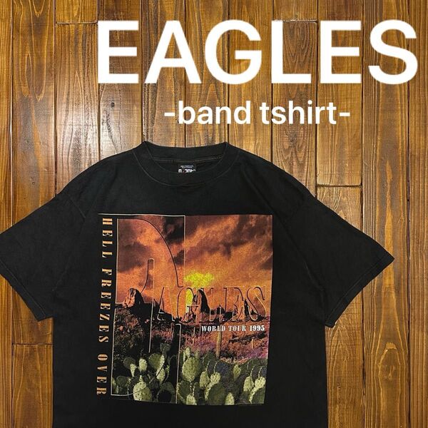 激レア USA製 EAGLES イーグルス1995 ツアーTシャツ XL giant