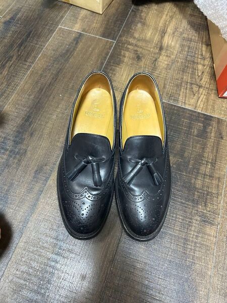 美品 リーガル REGAL タッセルローファーJE03AH黒 3E 24.5cm