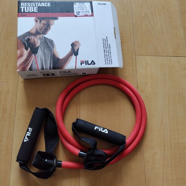 FILA レジスタンストレーニングチューブ ヘビー レッド