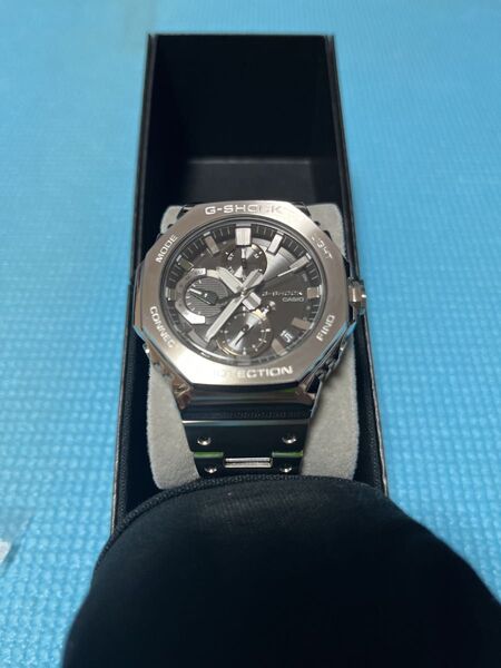GMC-B2100D-1AJF モバイルリンク フルメタル クロノ 新品同様品 カシオ G-SHOCK