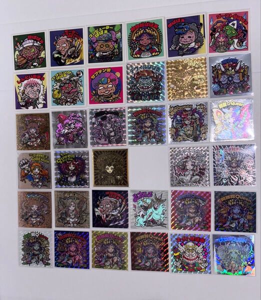 トキメキ!ばばあコレクション 全35種 フルコンプ ポストカード おまけシール パッケージ付き AGAWA 自作シール