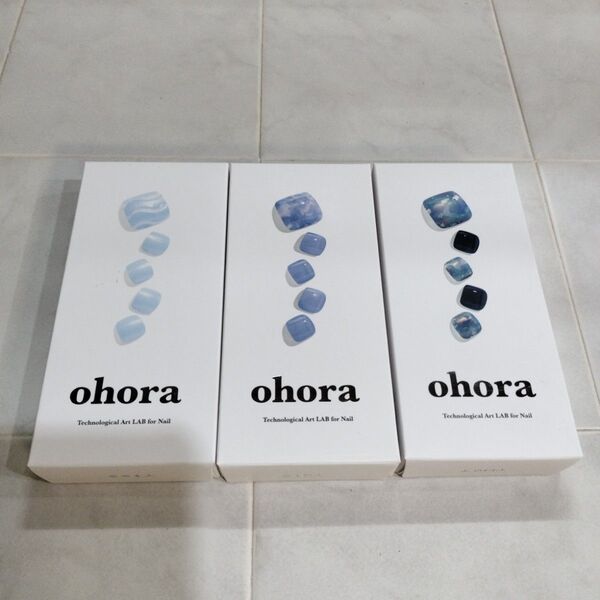 ohora オホーラ★ネイルシール★ジェルネイル フットネイル11★新品3個セット