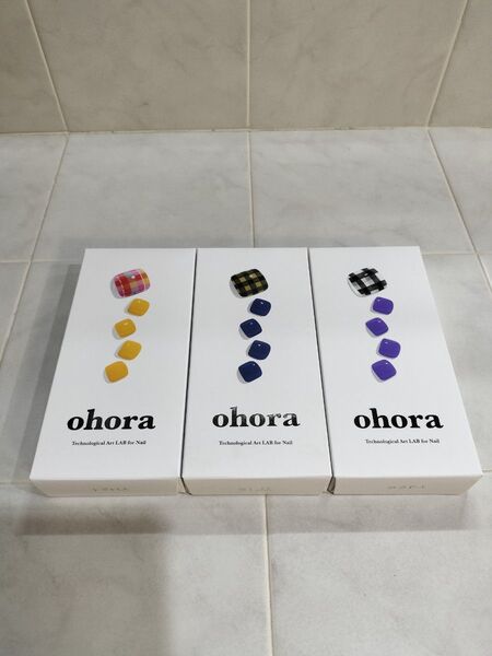 ohora オホーラ★ネイルシール★ジェルネイル フットネイル13★新品3個セット