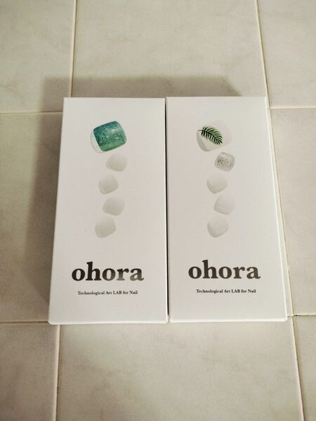 ohora オホーラ★ネイルシール★ジェルネイル フットネイル14★新品2個セット