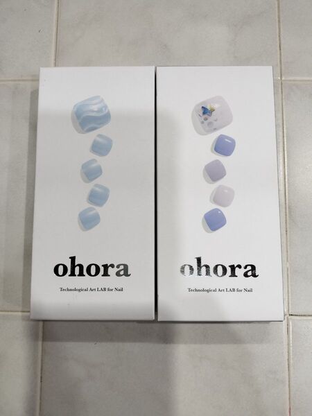 ohora オホーラ★ネイルシール★ジェルネイル フットネイル23★新品2個セット