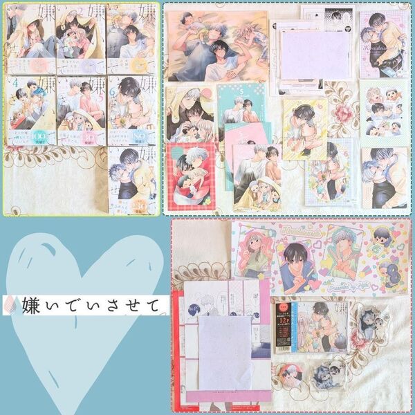 小冊子 他 特典付 全巻セット 嫌いでいさせて 1~7巻 アニメイト コミコミスタジオ とらのあな キーホルダー ドラマCD 6