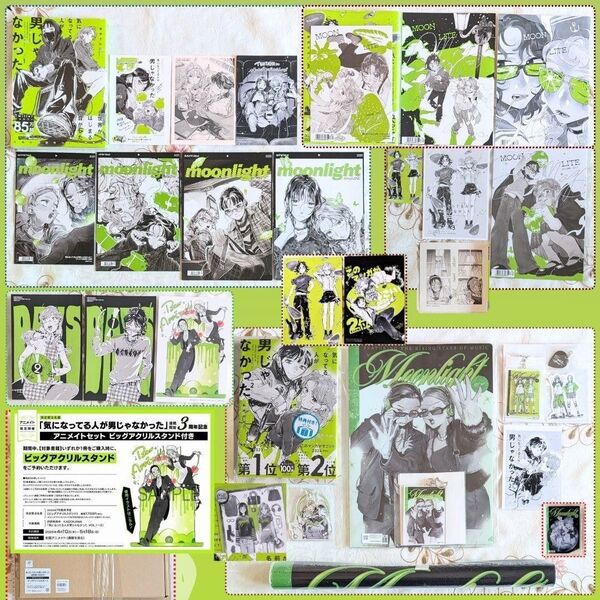 全巻初版 気になってる人が男じゃなかった 1~3巻 小冊子 特典 セット アニメイト とらのあな ゲーマーズ メロンブックス