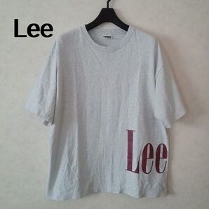 【値下げしました】Lee リー / Bigロゴ プリントTシャツ メンズM 綿100% オーバーサイズ