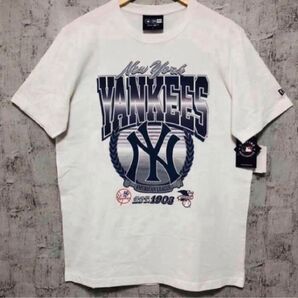 NEWERA ニューエラ NEWYORK YANKEESTシャツ L【NYで購入】