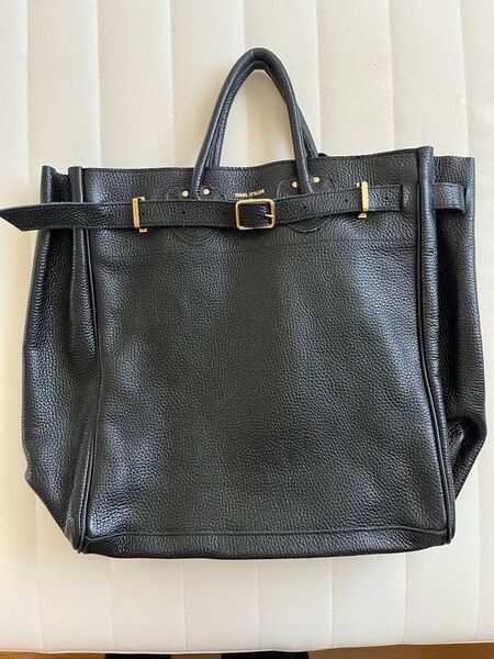 YOUNG&OLSEN トートバッグ レザー ブラック