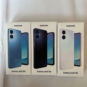 Galaxy A25 5G SC-53F LB/K/B 3台セット