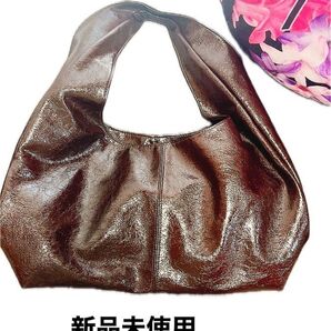 ハンドバッグ ブラウン