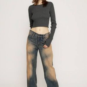SLY スライ SILAS DYE L/W STRAIGHT PT-E デニム パンツ