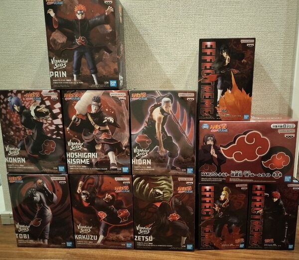 11個セット フィギュア ナルト疾風伝 暁 フィギュアセット
