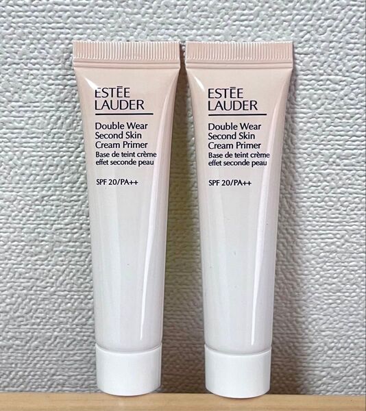 エスティローダー ダブルウェアセカンドスキンクリームプライマー 化粧下地 15ml 2本
