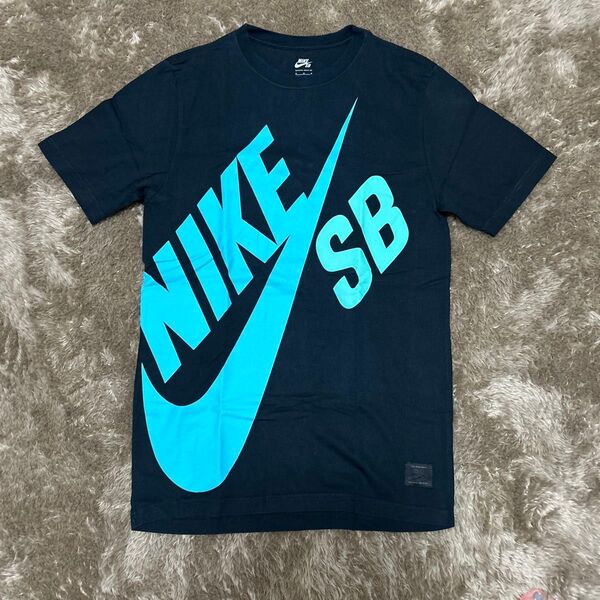 NIKE SB ナイキ Tシャツ ブラック×ライトブルー Mサイズ