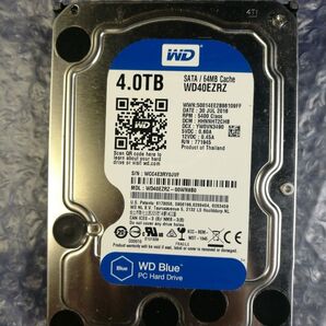 WD Blue 4TB HDD WD40EZRZ SATA 64MB (不動品)(ジャンク)
