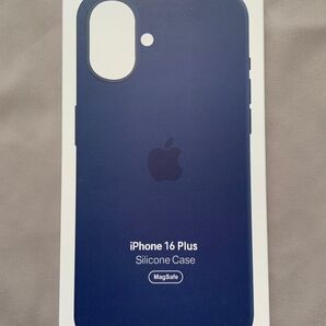 iPhone 16 Plus シリコーンケース デニム未開封純正品