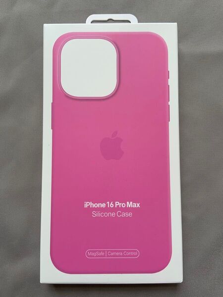 新品iPhone 16 ProMax シリコーンケース ピオニーApple未開封