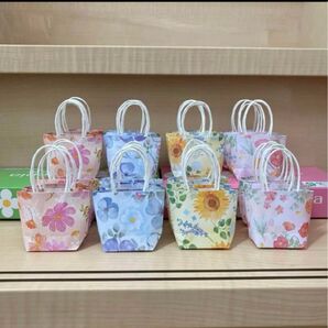 ミニ紙袋 ハンドメイド フォーシーズンズフラワー 花柄 デザインペーパー