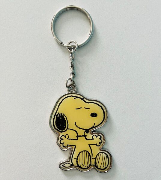 【美品】スヌーピー キーチェーン/キーホルダー(ピーナッツ公式)PEANUTS キーチェーン キーリング