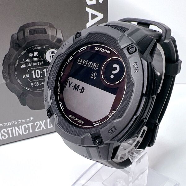 【美品】GARMIN Instinct 2X Dual Power 箱付き