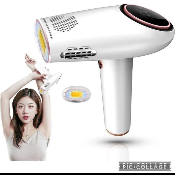 IPL 光脱毛器 レーザー冷感脱毛 光美容器 冷感無痛脱毛 6段階調節 99万回照射 全身用 男女兼用 フラッシュ式PSE認証済み