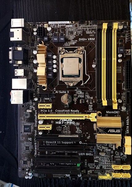 ASUS H87-PRO intel core i7 4790 動作未確認