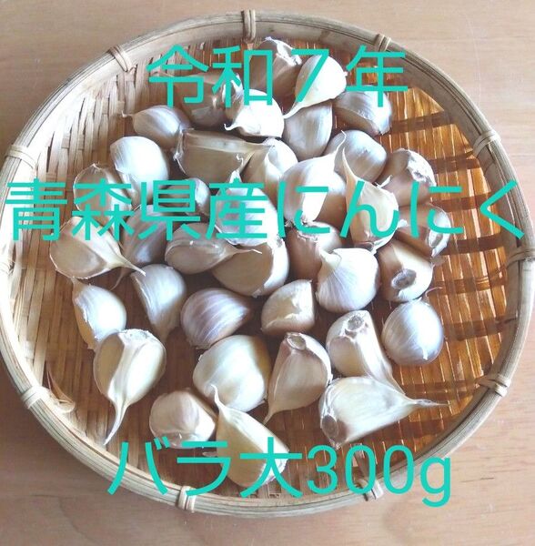 令和7年 青森県産にんにく バラ大 300g