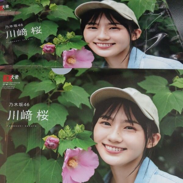 乃木坂46 川﨑桜 クリアファイル 2枚セット