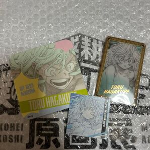 僕のヒーローアカデミア 原画展 アートコースター 箔押しクリアカードコレクション セット 葉隠透