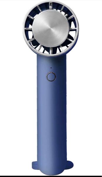 ハンディファン 冷却プレート ハンディ扇風機 静音 小型 首掛け 卓上扇風機 急速冷却 3段階風量調節 usb充電式 ブルー