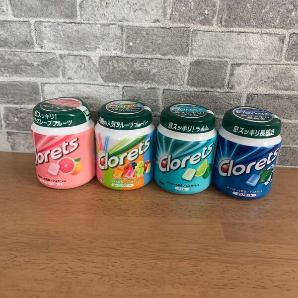クロレッツXP ボトルガム 4種類セット
