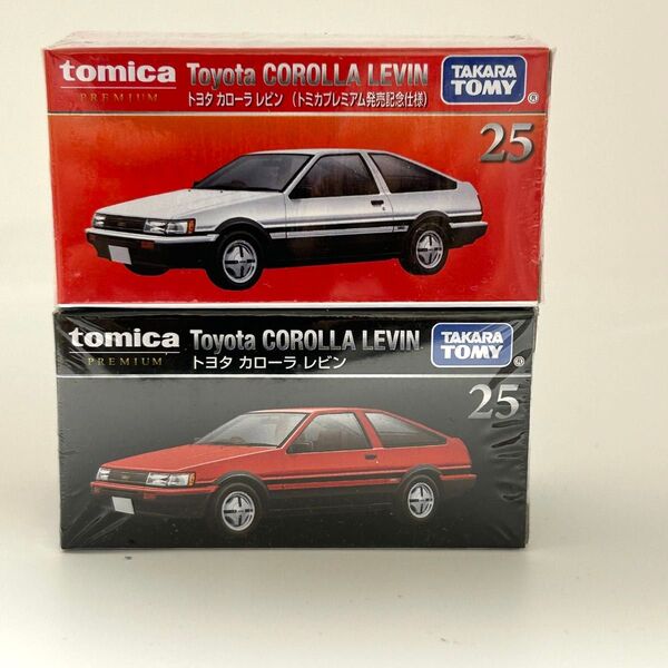 トミカプレミアム 25 トヨタ カローラレビン 2台セット