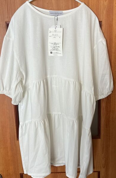 シーズンリーズン 半袖Tシャツ ホワイト LL 新品タグ付