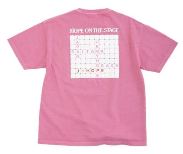 BTS J-HOPE HOPE ON THE STAGEツアーTシャツ ピンク