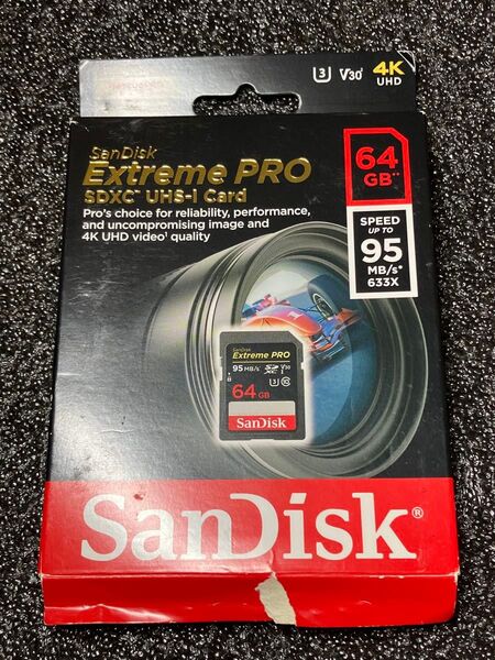 SANDISK Extreme PRO 64GB SDカード SDSDXXG-064G-GN4IN