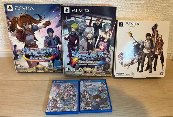 PS vitaソフト 英雄伝説 空の軌跡 FC SC 3rd 零の軌跡 碧の軌跡 Evolution限定版 ゲームソフト セット