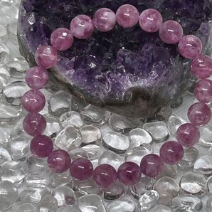 6 パープルマイカ ブレスレット 新品未使用