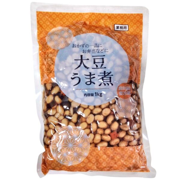 大豆うま煮 1kg 煮豆 業務用 大豆 ご飯のお供 お弁当 惣菜 おかず 大容量