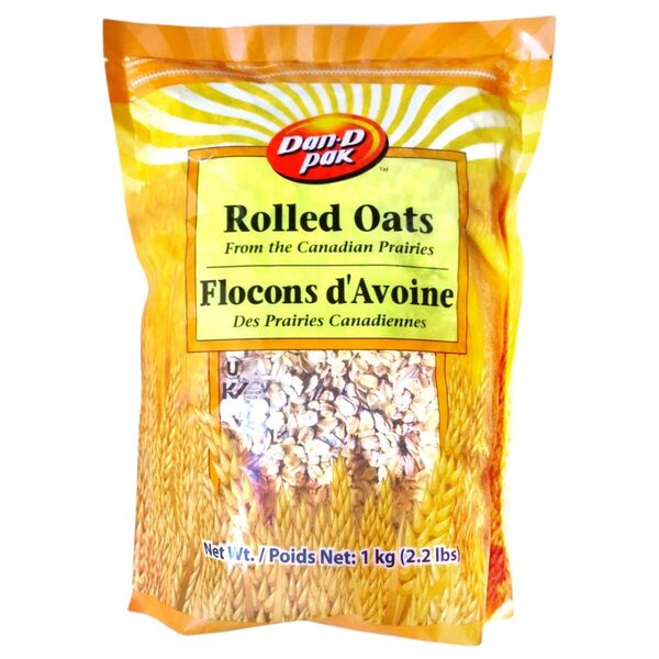カナダ産 本格オートミール 1kg (ロールドオーツ) Rolled Oats 食物繊維 美容 たんぱく質