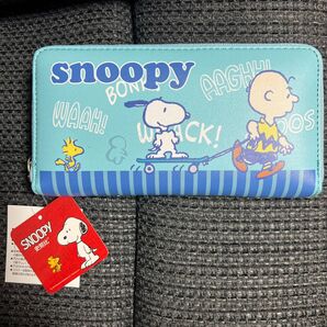 SNOOPY 長財布 水色 新品未使用